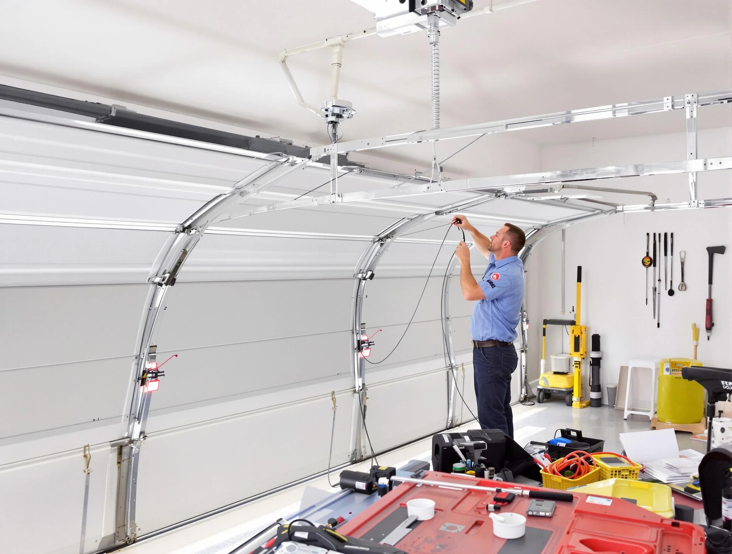 Garage door cable repair service by Rahway Garage Door Repair in Rahway