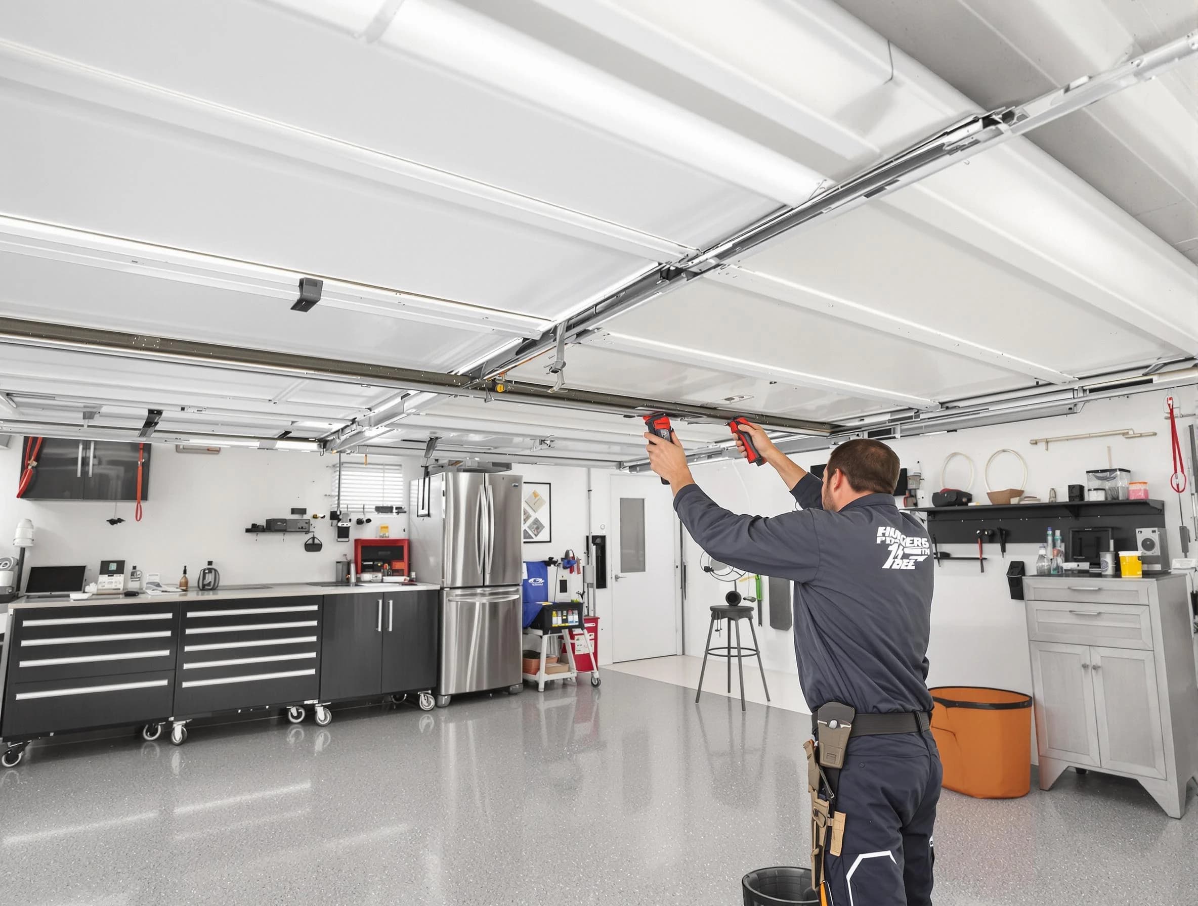 Overhead garage door repair service by Rahway Garage Door Repair in Rahway