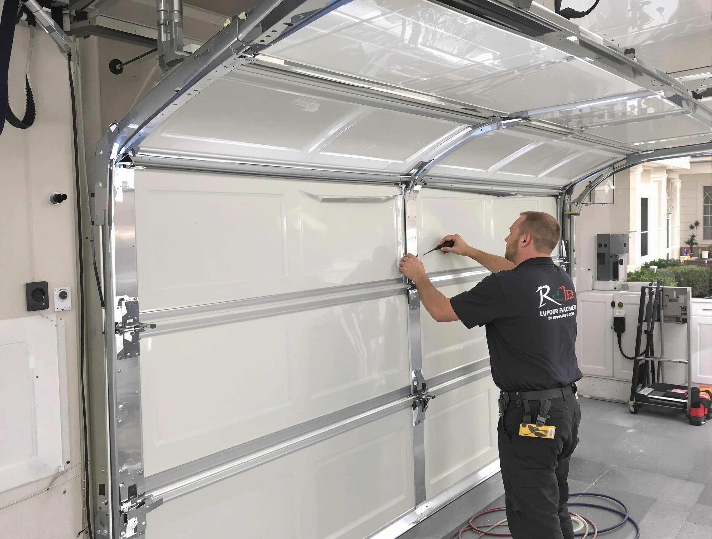 Rahway Garage Door Repair professional performing panel repair in Rahway