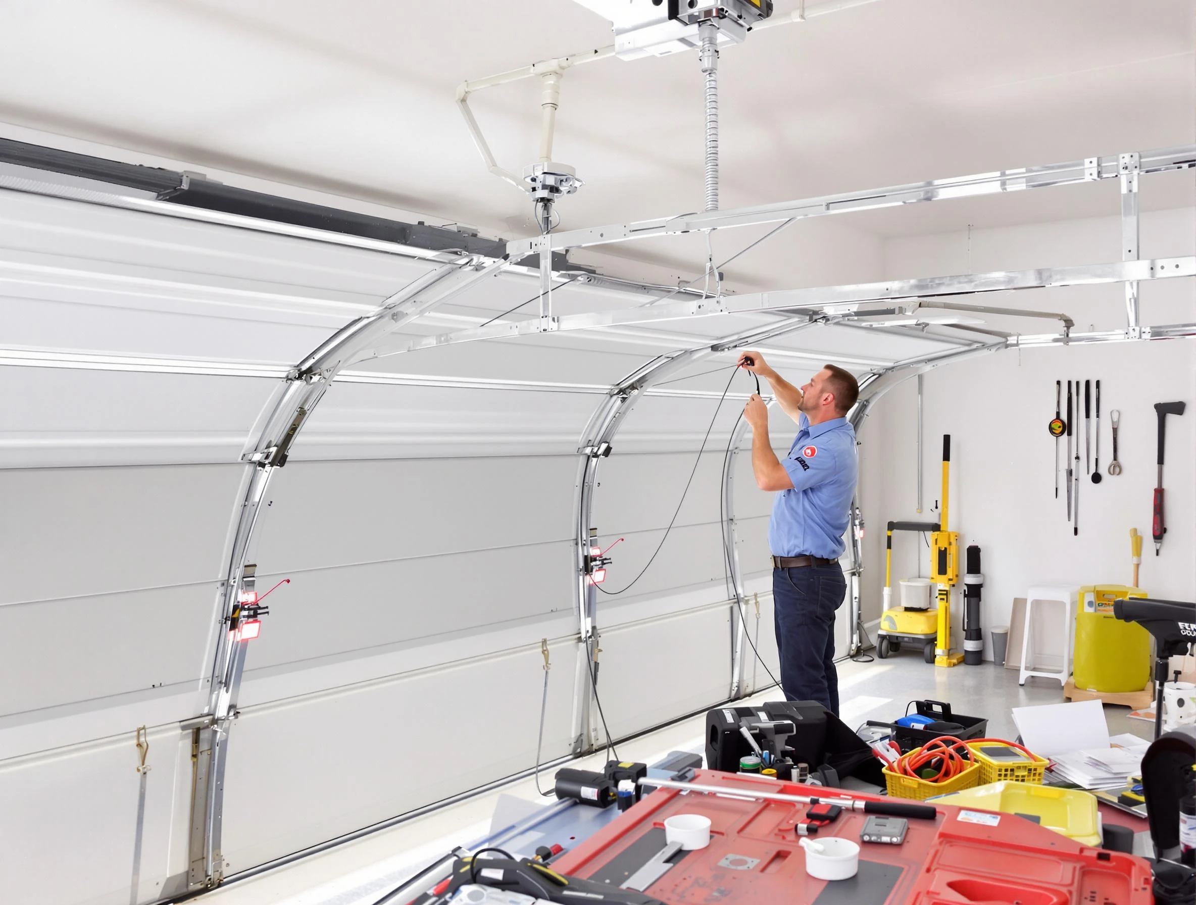 Garage door cable repair service by Rahway Garage Door Repair in Rahway