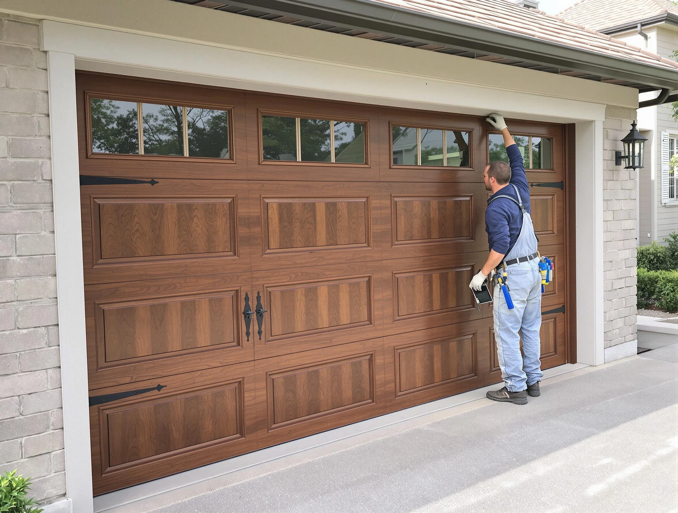 Custom garage door showcase by Rahway Garage Door Repair in Rahway